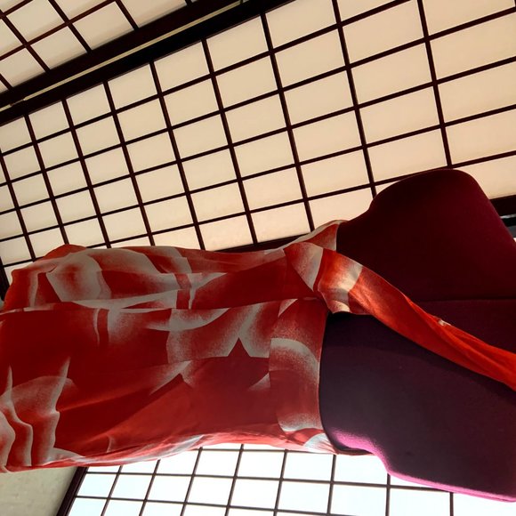 Floral One Shoulder Dress with Bow - Picture 4 of 5